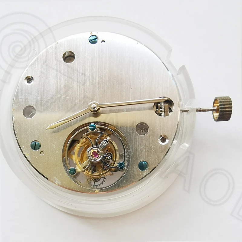 Manual Mechanical Movement Replacement China Clone Automatic Flying Tourbillon Watch Movement