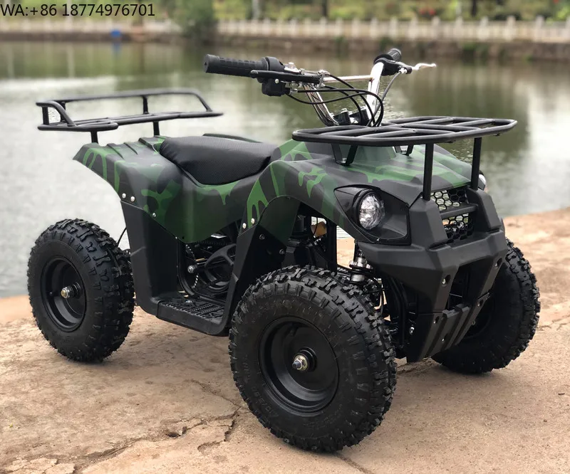 Cheap 49cc 4-Stroke Kids ATV Electric Start Mini Quad Bike Children Safe Low Speed Automatic 4WD Utility Models
