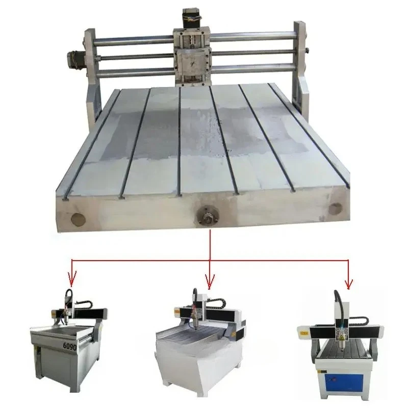 Full Cast Iron 9060 with Lead Screw Motor Optional 600x900mm Wood Steel Engraving Cutting Machine DIY Customized Castings 6090