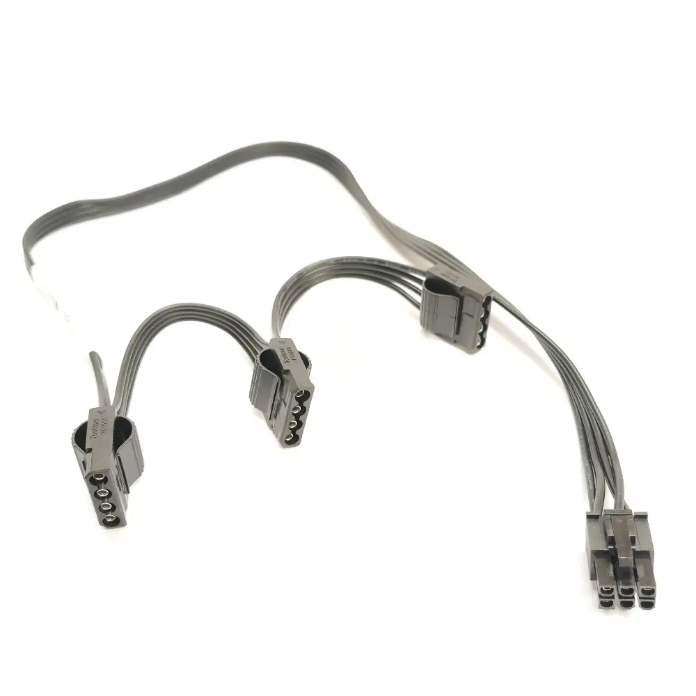 6p 6Pin To Mainboard HDD 3-Port 3 IDE 4Pin Molex Power Socket Cord for Great Wall G5 G6 G7 X5 X6 X7 X8 Power Module Cable