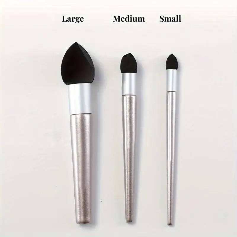 3Pcs Artist Blending Sketch Pens Washable Rubbing Sponge Brushes Reusable Drawing Blenders Correcting Tools