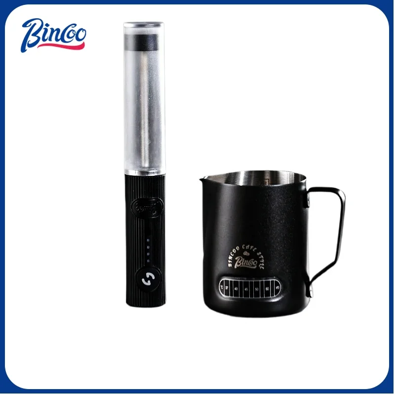 

BINCOO New Electric Milk Frother Mini Handheld Wireless Powerful USB-C Rechargeable 2 Speeds Coffee Milk Whipping Kitchen Whisks