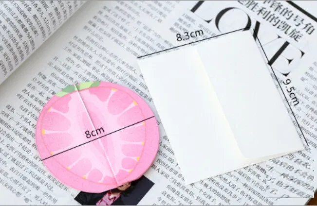 1pcs/pack Sweet 3D Fruit Greeting Card Design DIY Cards For Invitation And For Party Using