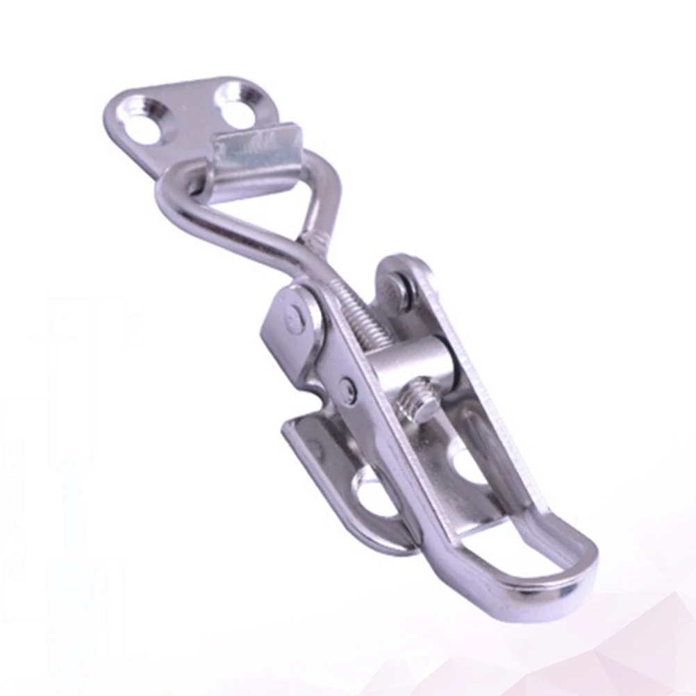 

1Pcs Stainless Steel Toggle Clamp Durable Secure Lock Fastener for Cabinet Doors Boxes Welding Jigs Repair Toggle Latch Clamp