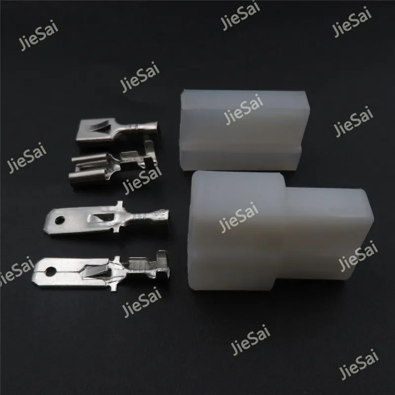 2 Pin 6.3mm Female Male Map Sensor Connector Plug Auto Wiring Harness Connector For Toyota