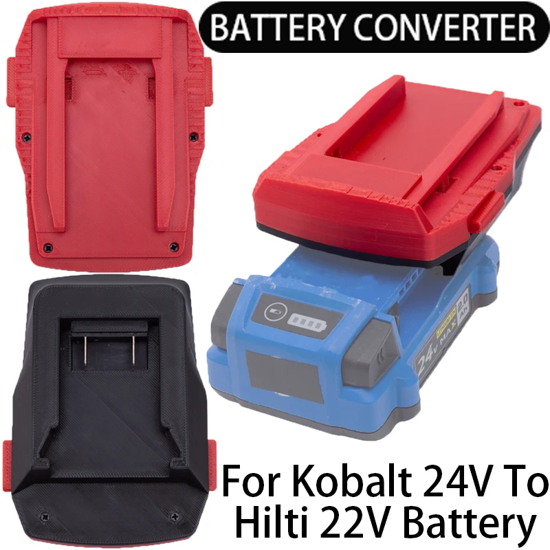 

Battery Adapter/Converter for Hilti 22V B22 CPC tools to Kobalt 24V Li-Ion Battery Adapter Power Tool Accessories