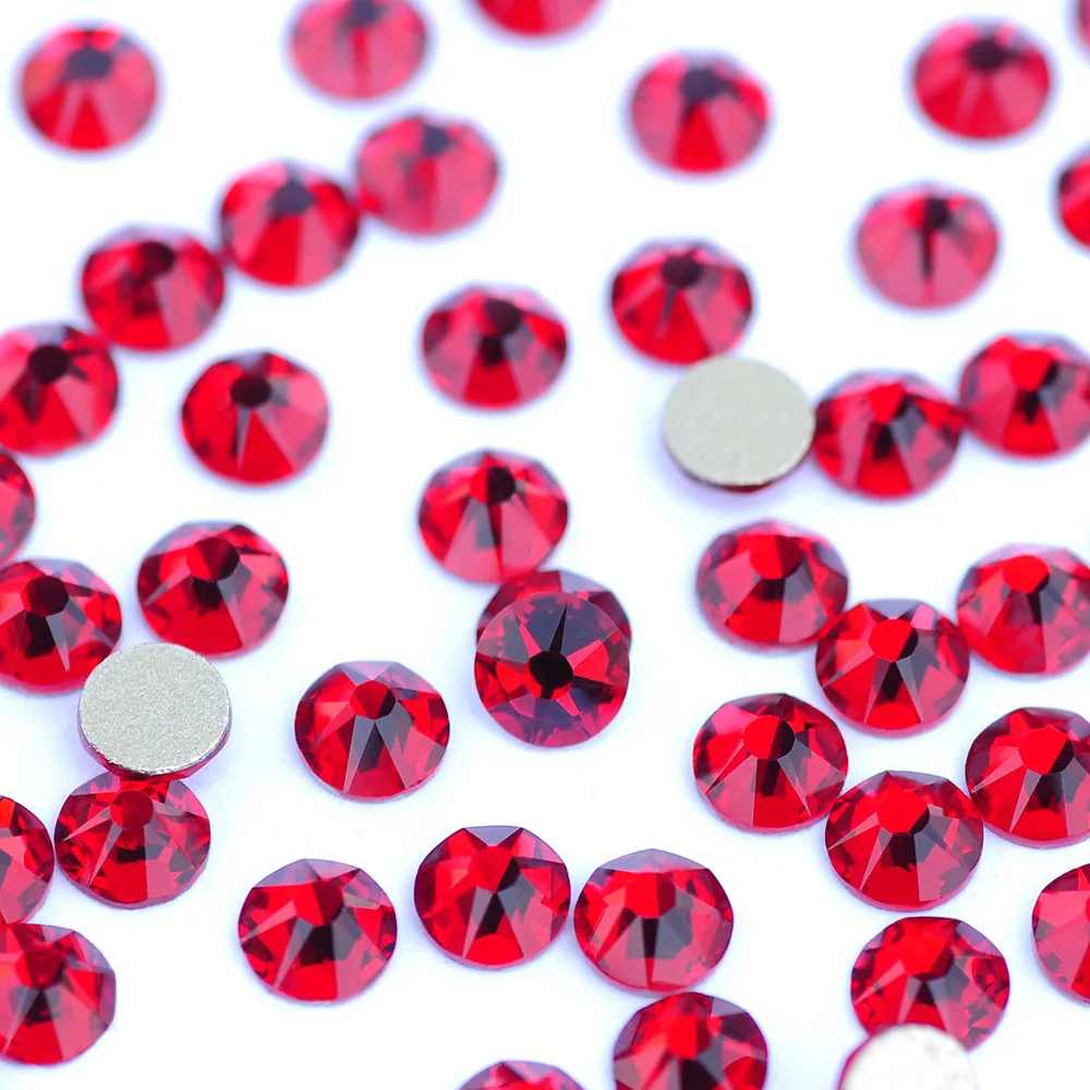 PUBRILEX 16-Facetten Kristall-Strass XILION 2088 XIRIUS Rose Ohne Hotfix Flache Rückseite Kaltfixierung Strass für Nagelkunst, Zähne, Taschen, Schmuck – Detail 6