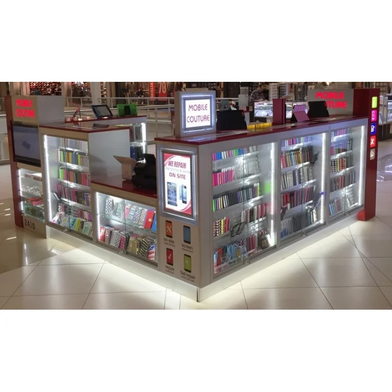 custom，Custom Phone Display Showcase Cellphone Accessories Display Counter High End Mobile Phone Shop Names Kiosk Design