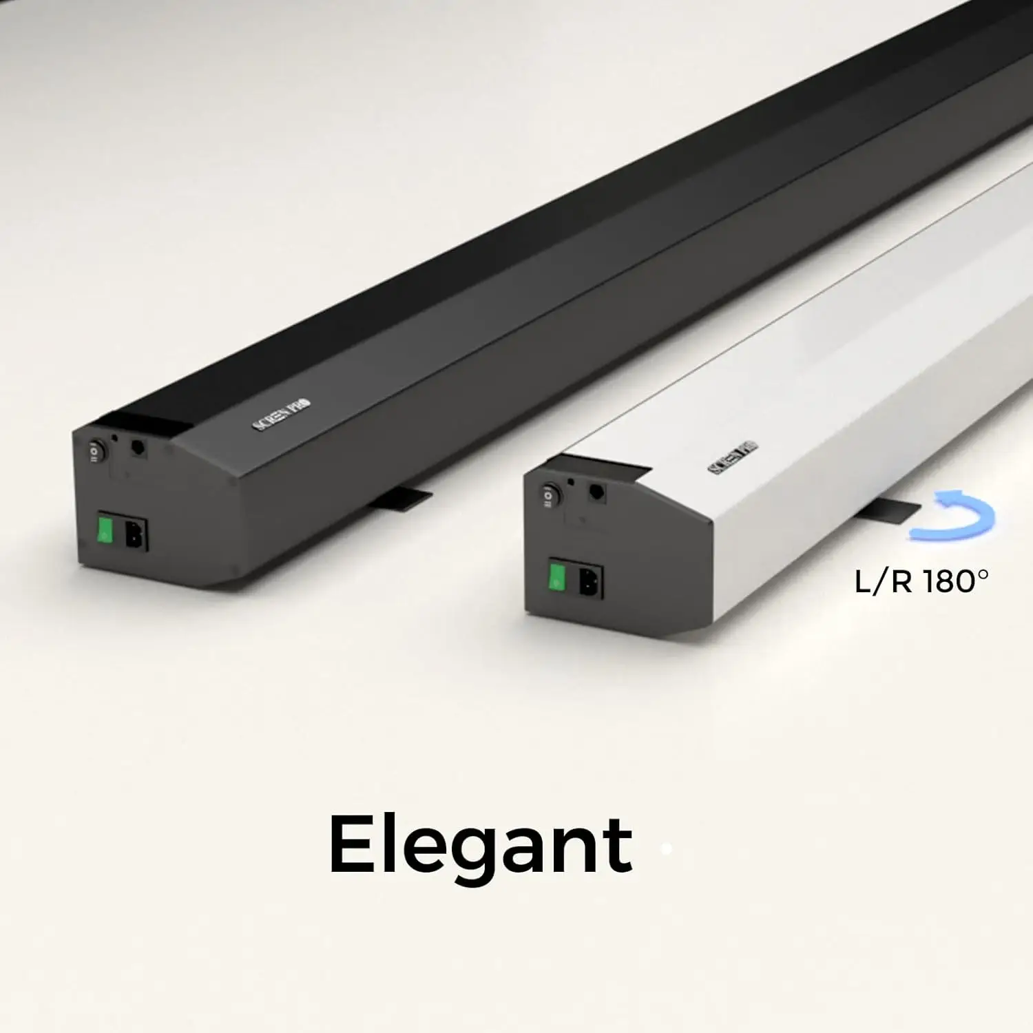 150 inch Electric ALR Rollable Floor Rising Projector Screen Grey 16:9 Ambient Light Rejecting for Long Throw Projector 4K 3D