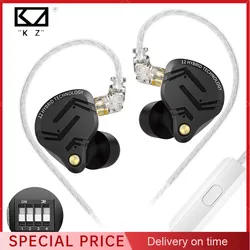 KZ ZS12 PRO X Metal Earphones 1DD+5BA Hybrid HIFI Bass in Ear Monitor Headphones Music Sport Noise Cancelling Headset New Arrive