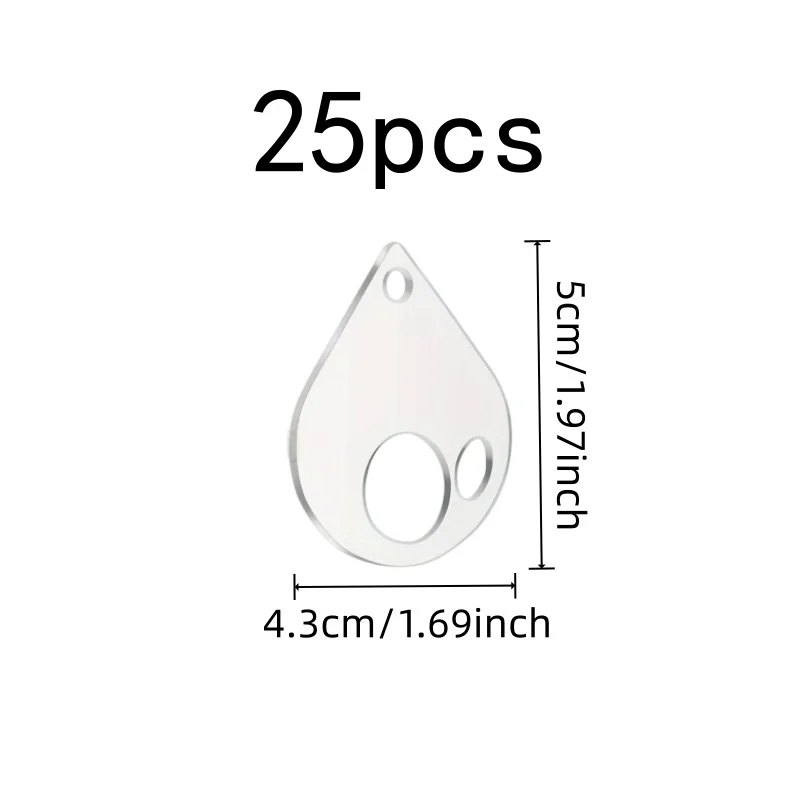 25 pcs Floss Winding Cards, Compact Space Saving, Floss Classification Cross Stitch Organizing, Easy Thread Winding