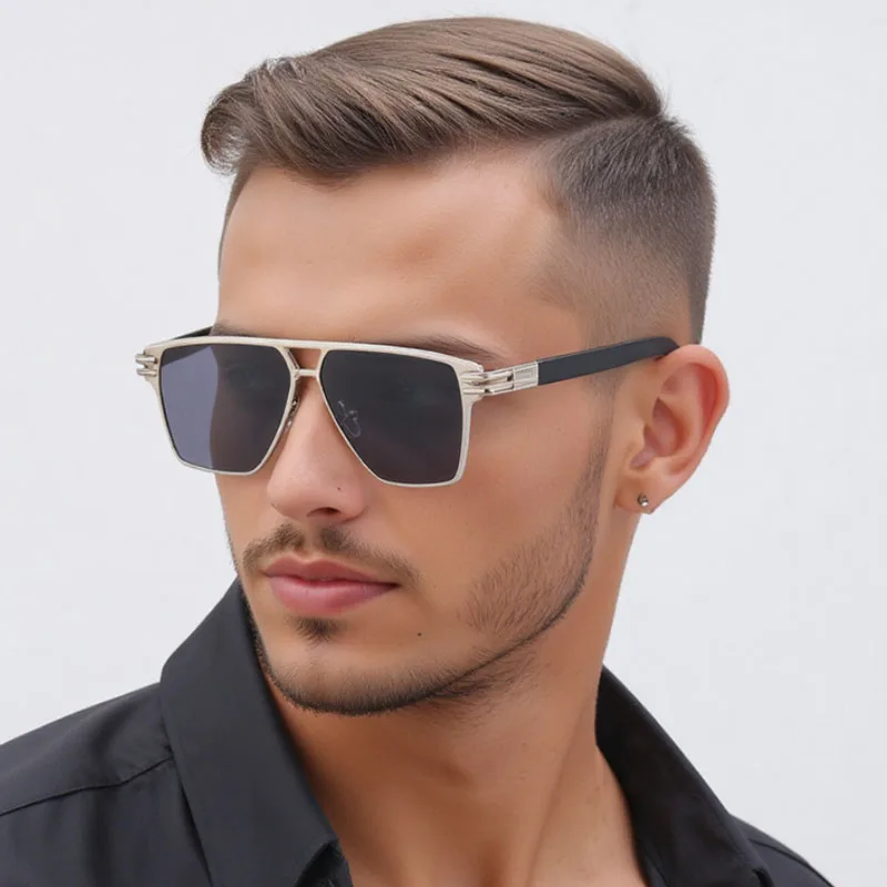 2025 Designer Sunglasses For Men Dropshipping Trending Square Sunglasses Outdoor Sports Glasses Oculos Vintage Sun Lentes Gafas