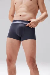 4PCS cotton Men's Underwear Sexy Boxer Solid Color Breathable Soft Fabric Comfortable Boxer Fashion Shorts