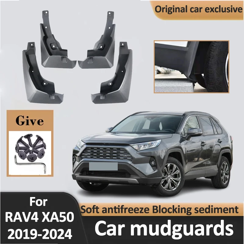 

Car Fender For Toyota RAV4 2024 Accessories Suzuki Across XA50 2023-2019 Flaps Splash Guards Wheel Mudguards Anti-scratch Parts