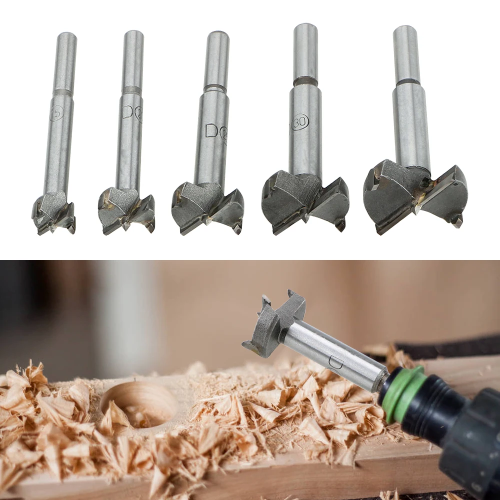 

15/20/25/30/35MM Drill Bit Wood Drilling Drilling Pilot Holes Hinge Boring Woodworking Hole Saw Cutter Woodworking Hole Opener