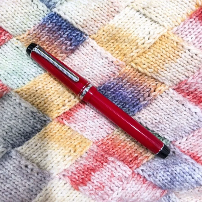 

2025 New Pen Huxiaoshan 910 Acrylic Resin Fountain Pen EF/F/M Nib Retro Hard Rubber School Luxury Calligraphy Pens Stationery