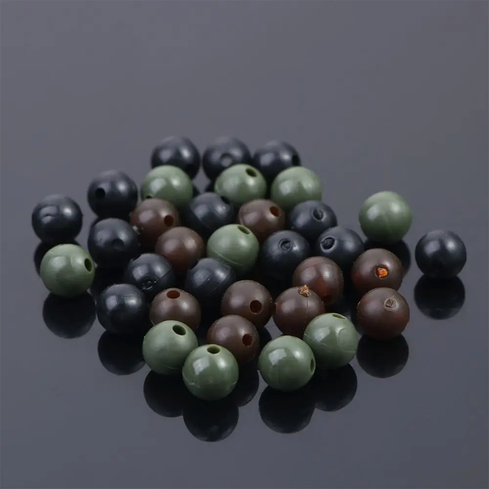 Bumper Beans Line Bean Bobber with Hole Bobber Stopper Float Space Bean Anti-winding Beans Fishing Beads Stopper Bead Stopper