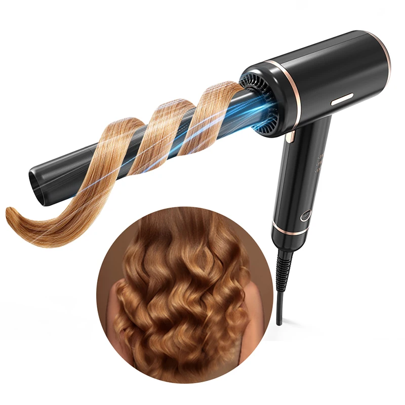 

Hair Curling Wand Ceramic Professional Irons Long Short Hair Adjustable Temperature Cold Wind Hair Curlers