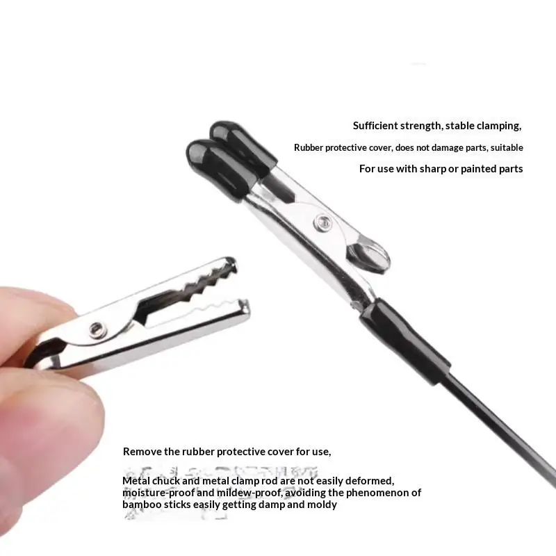 Soldering Third Hand With Strong Magnetic Base Flexible: 4Pcs Arms PCB Holder Alligator Clip Welding