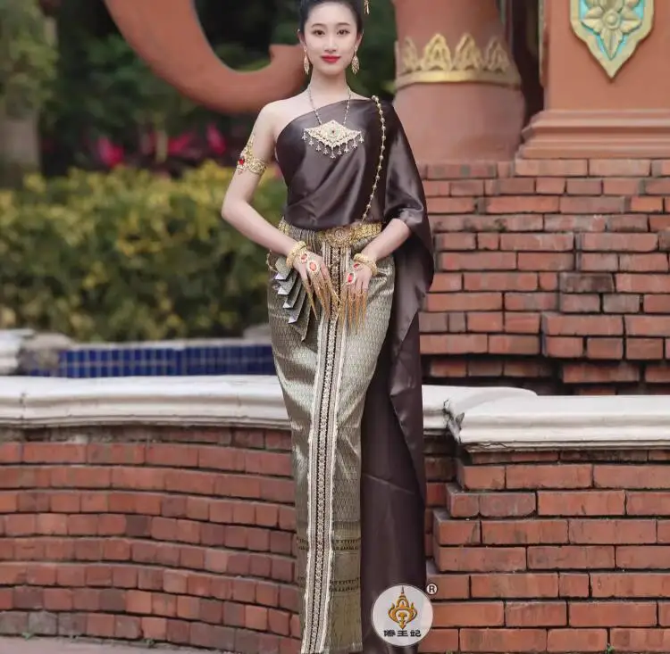 

Thai Retro Wedding Dress, Traditional Clothing, Women's Photography Welcoming Work Clothes