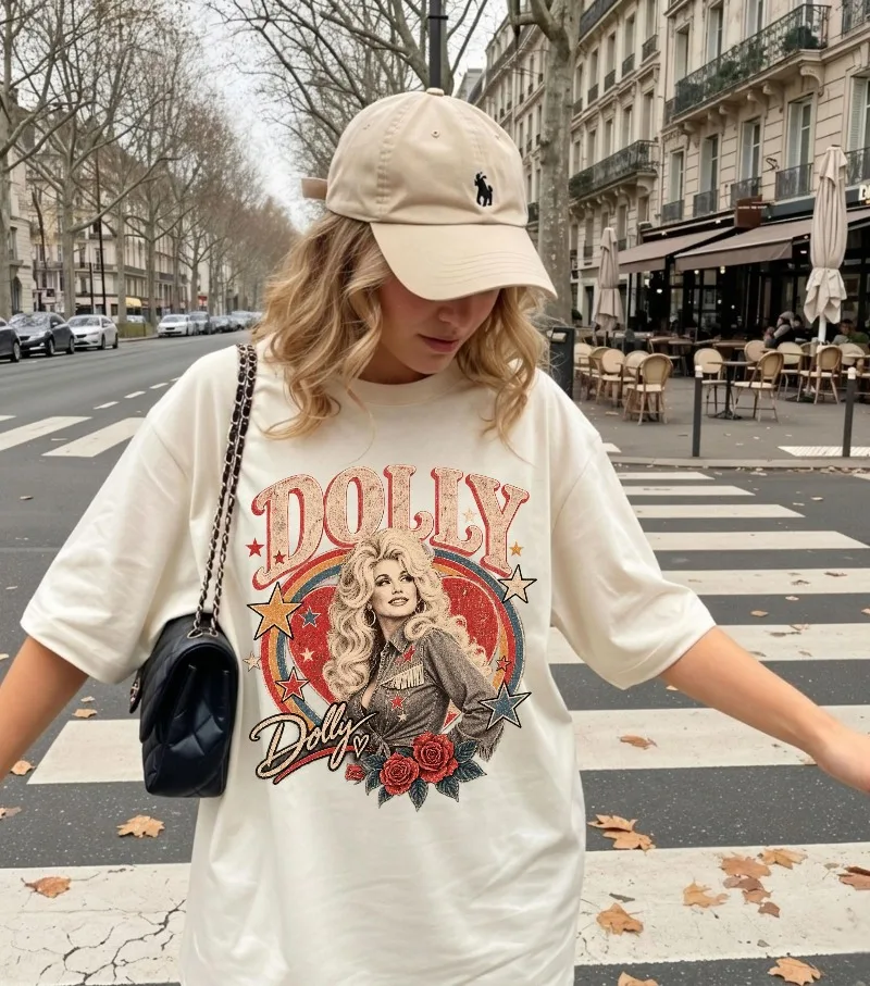 Dolly Parton Signature Vintage Graphic Shirt, Retro Country Music T Shirt, Dollywood Sweatshirt, Dolly Toddler Shirt