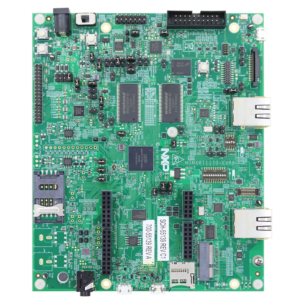 FOR MIMXRT1170-EVKB MIMXRT1176DVMAA ARM MCU Evaluation Board Kit 1GHz M7 400MHz M4 512Mb SDRAM Octal Flash Genuine
