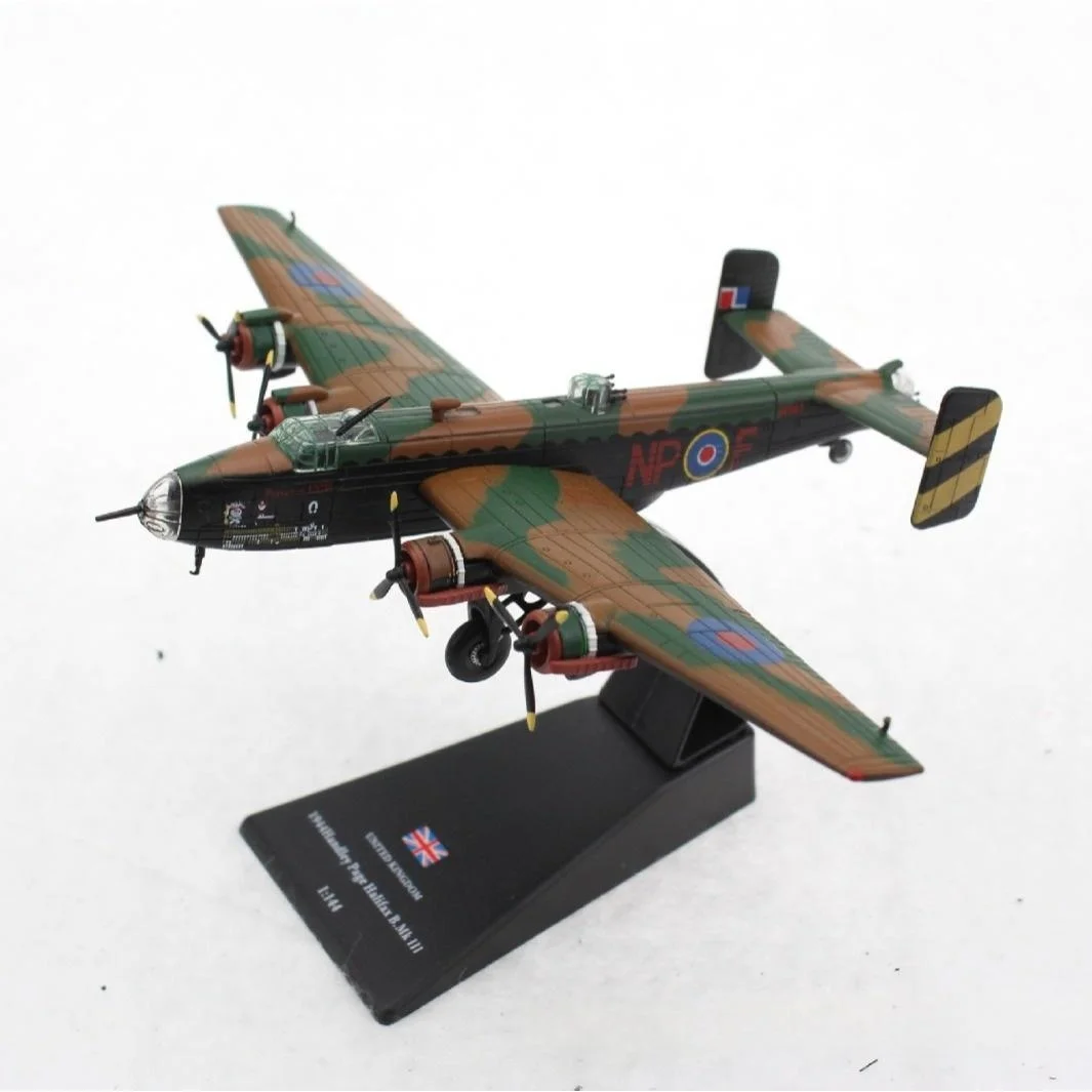 Diecast 1/144 Scale UK Royal Air Force Heavy Bomber Simulation Metal Plane Model Fighter Aircraft For Static Collection Gifts