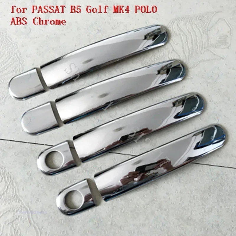 car accessories Chrome Door Handle Cover For VW/Volkswagen Golf 4 Jetta4 Mk4 Passat B5 Styling