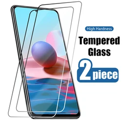 2pcs Hard Phone Glass on for Xiaomi Redmi Note 10 Pro Screen Protector Tempered Glass for Redmi Note10 Pro Note 10 9 9S 9T 8 8T