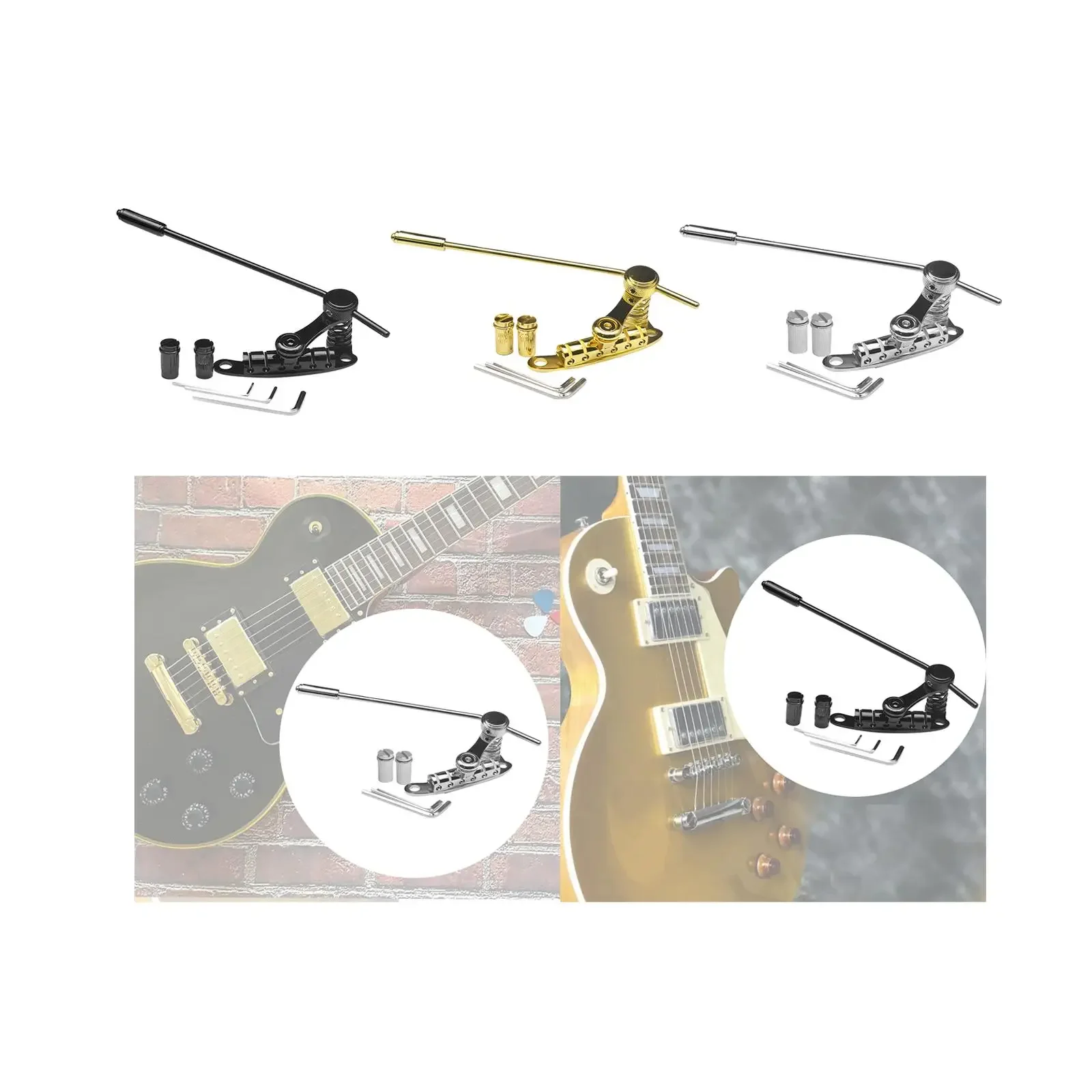 New Arrival Guitar Tremolo Bridge LP/ SG  Electric Guitars Bridge Stop Bar Guitar Accessories Gold Chrome and Black