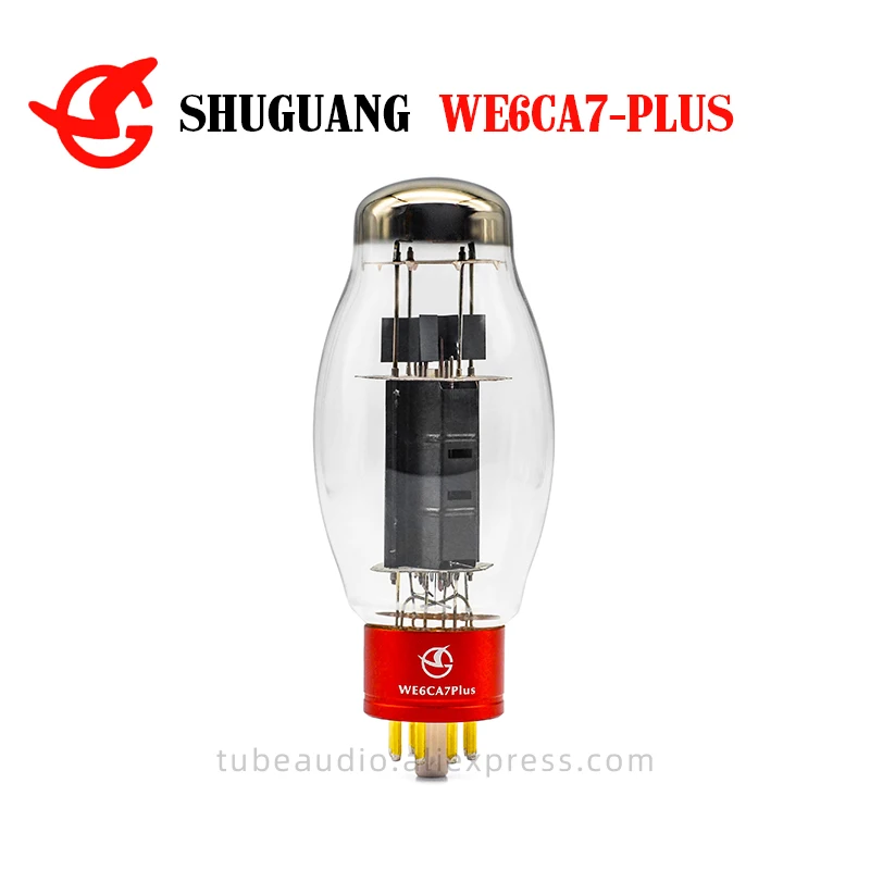 

2024 SHUGUANG WE6CA7-PLUS Carbonized Anode Vacuum Tube Upgrade EL34-B 6CA7-T Electron Tube DIY Audio Hifi Amplifier Match Quad