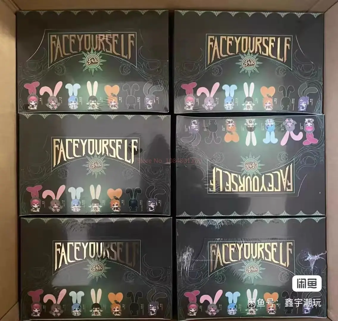 Echte Tasse Kaninchen Gesicht Selbst Serie Blind Box Überraschung Box Trendy Spielzeug Kawaii Puppe Anime Peripherie Urlaub Geschenk Mystery Box