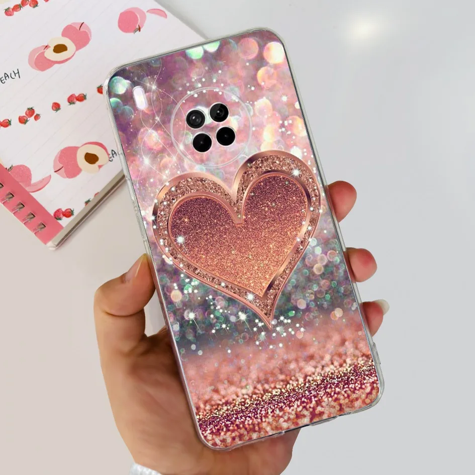 For Huawei Y9a Case Lovely Astronaut Cartoon Transpaent Silicone Soft Cover For HuaweiY9a 2020 Coque Nova Y9a FRL-23 FRL-22 Capa