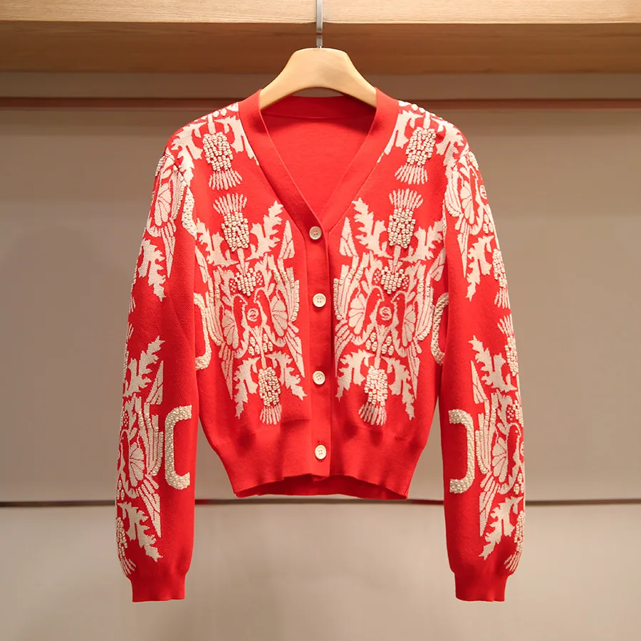 

Versatile Knitted Cardigan Jacket Sweater Women's Casual Loose V Neck Long Sleeve Autumn Spring Patchwork Cotton Blend Tops F622