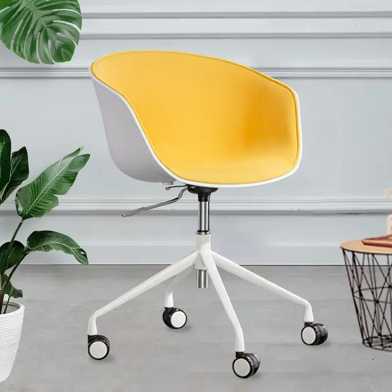 

Minimalist Modern Computer Office Chair, Dorm Adjustable Swivel Seat, Nordic Sliding Chair, Office Meeting Desk Chair