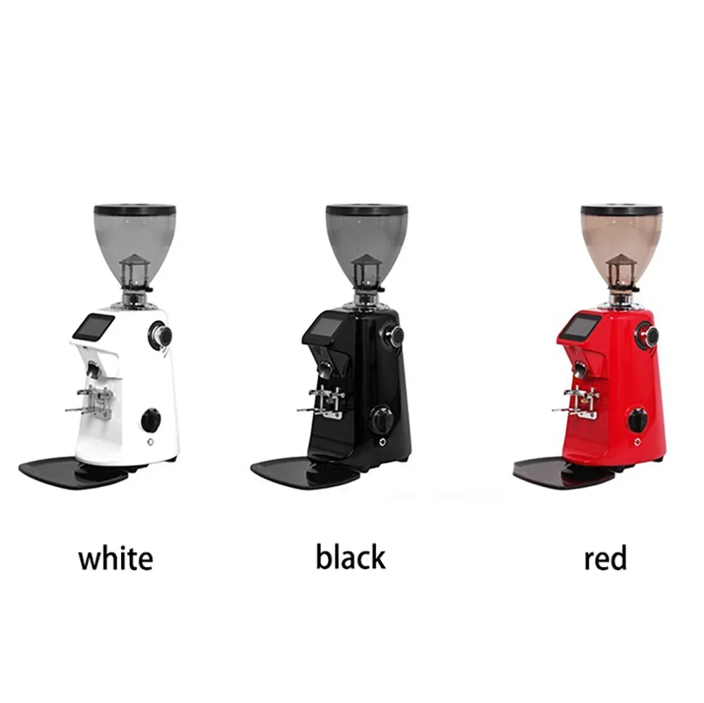 Automatic Commercial Electric Grinder with Touch Screen Professional Coffee Bean Grinder for Coffee Shop Hotel 74mm Knife