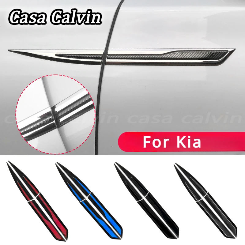 Emblem Metal Stickers for Kia K9 Forte Ceed Cerato Rio K3 K5 Car Side Wing Fender Decals Body Exterior Accessories