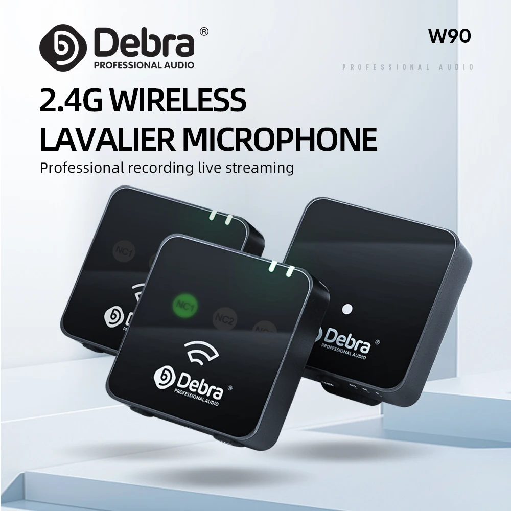 The Wireless Microphone W90 Is A Compact Product. It Can Be Used For Live Broadcasting, Podcasting And Video Teaching