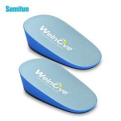 Altura ajustável Heel Lift Palmilha para Pés, Arch Support Pad, Pé Ortopédico, Corrective Shoes Sole, Foot Pedicure Tools, 2Pcs