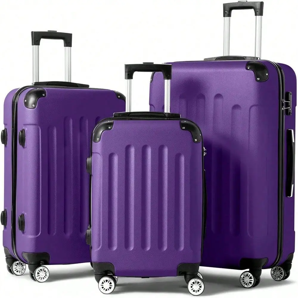 Portable ABS Trolley Case Luggage 20 24 28