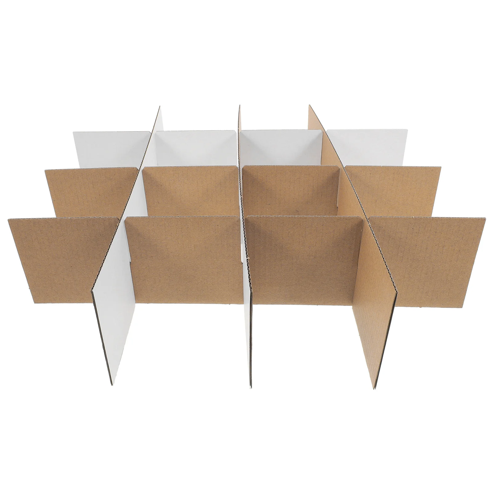 6Pcs Cardboard Box Dividers Moving Supplies Material Elegant Packing Edge Protectors for Safe Transport