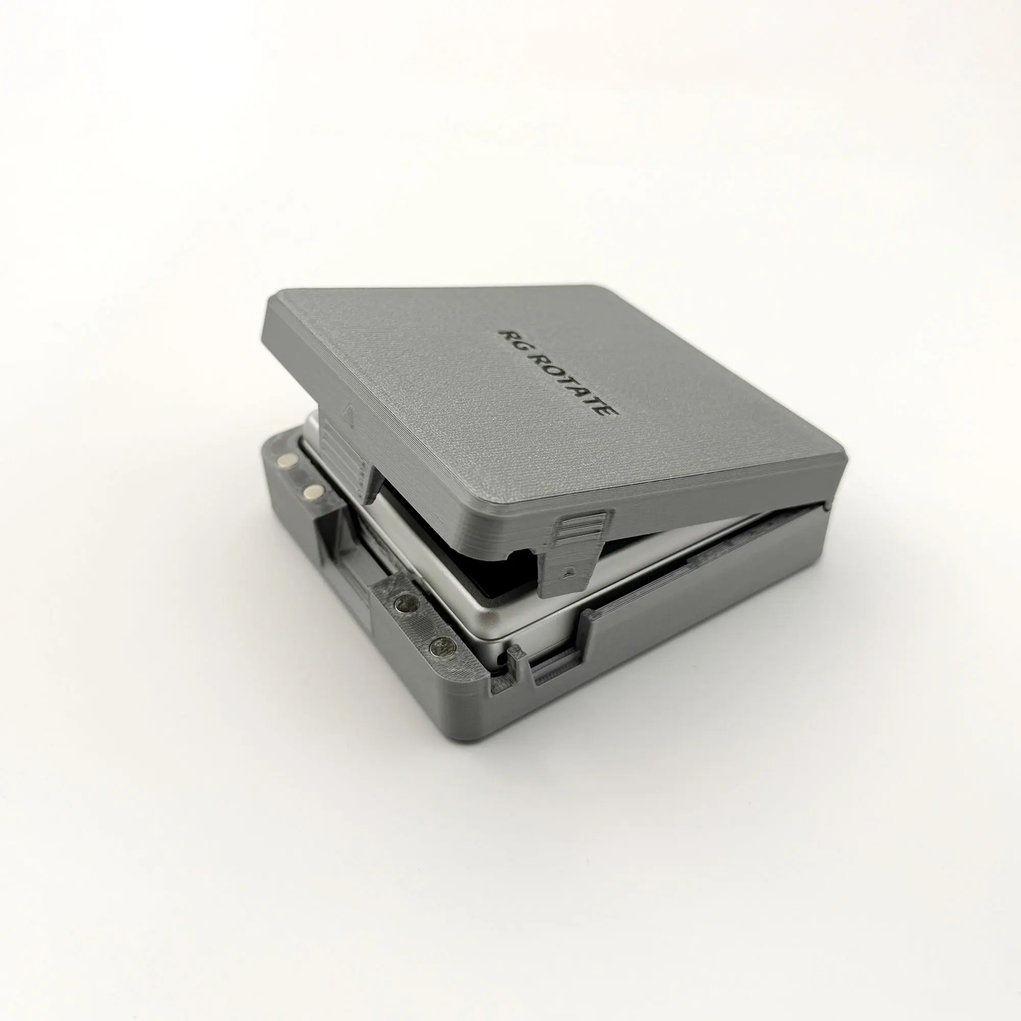 3D Printed Case For RG Rotate Storage Box Protective Shell And Display Stand For RG Rotate Handheld Game Console DIY Accessories