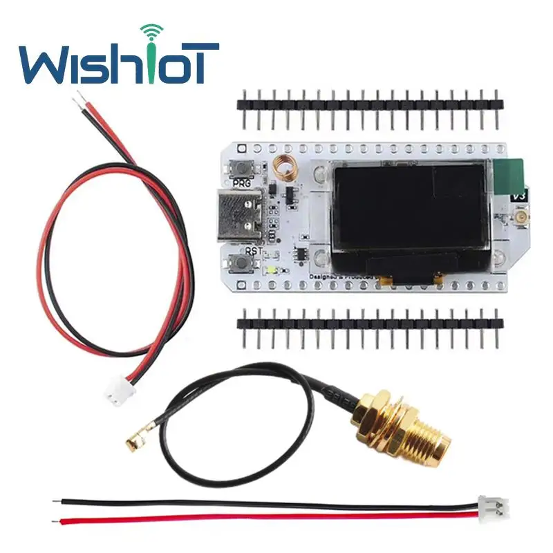 868 915MHZ ESP32 LoRa Development Board V3 SX1262 OLED Display Antenna for Arduino Meshtastic LoraWan IOT Internet V2 SX1276 DIY