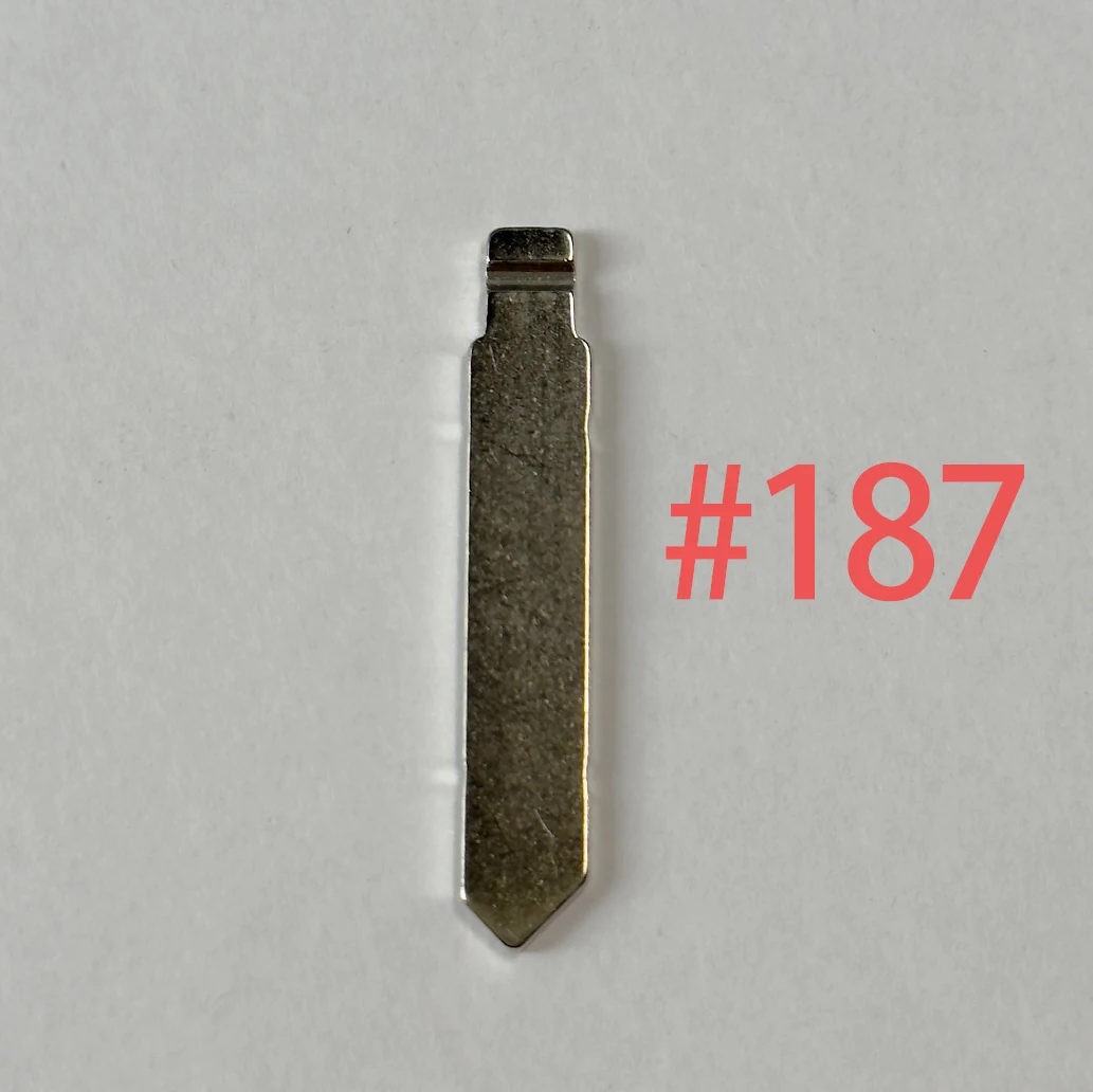 

10/20PCS 187# NO.187 Replacement VVDI KD Key Blade for Honda 11th Civic Remote Key 1.5MM Thickness