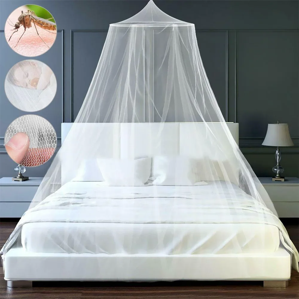 

1PC Summer Hung Dome Proof Tent Mosquito Net Ceiling Hanging Bedroom Double Bed Canopy Baby Bed Mosquito Net Hanging Decoration