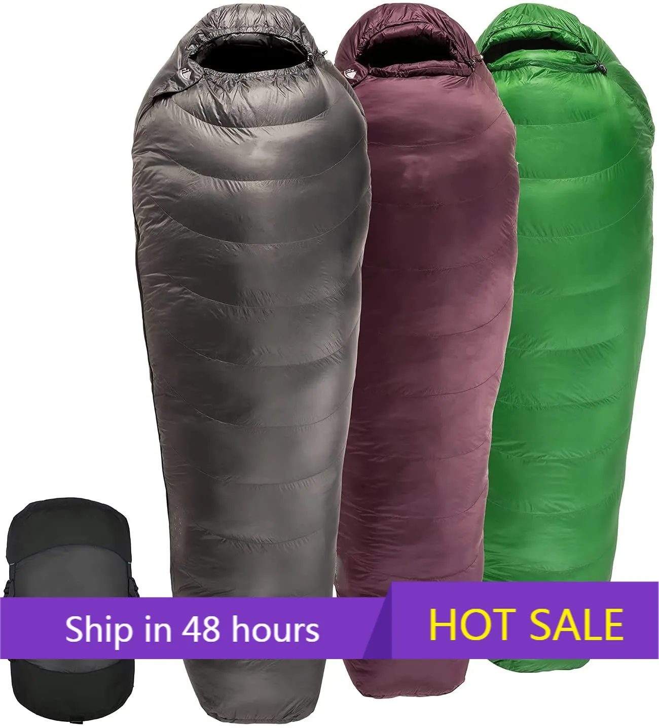 

YTYIN Woqi Selling Filling 365g White Goose Down Sleeping Bag Lightweight Nylon Fabric Waterproof Goose Down Sleeping Bag