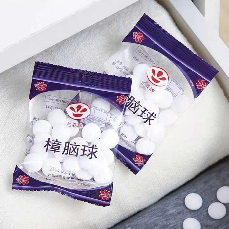 Natural Camphor Ball Wardrobe Shoe Odor Removal Insect-resistant Moth-proof Wardrobe Mildew Mothproof Dropship Pills Mothbal