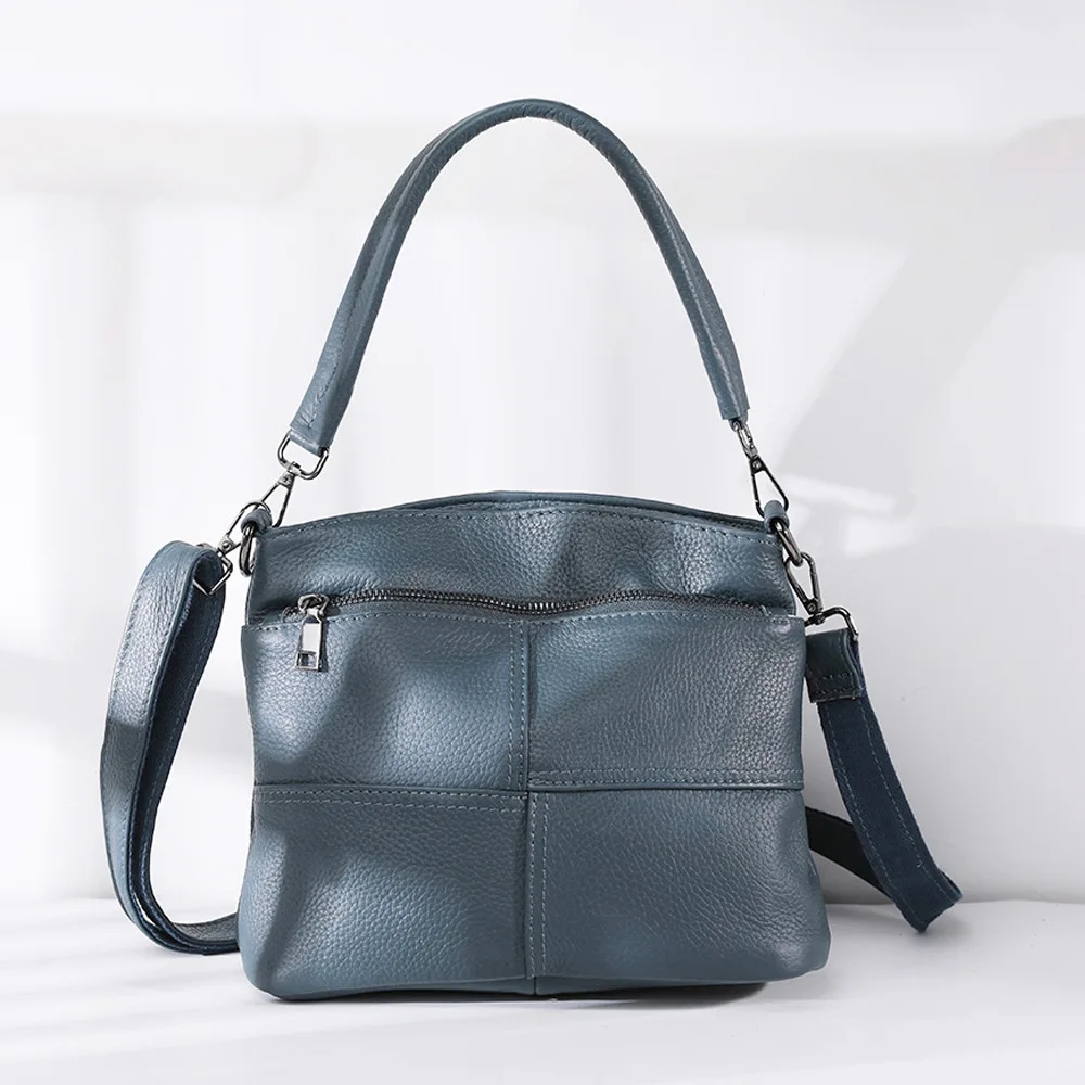 High Quality Genuine Leather Women\'s Handbag Soft Leather Ladies\' Shoulder Crossbody Hobo Bag, Luxury Commuting Underarm Bag