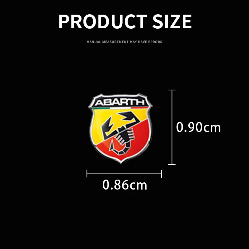 Car Logo New Multi-function Button Sticker Control Switches Panel Sticker For Abarth- 500 595 1100 Stilo Ducato Palio Punto 2021