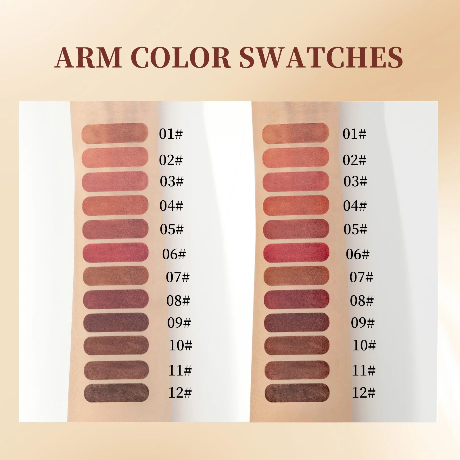 QIBEST 12 matite per labbra opache in velluto duraturo, set di matite per labbra non essiccate e riempie, tonalità versatili, penna per rossetto contorno labbra